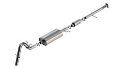 Borla - Borla 140944 S-Type Cat-Back Exhaust One Right RR Exit 23-26 Canyon/Colorado 2.7 - Image 1