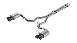 Borla - Borla 140964BC S-Type Cat-Back Exhaust Dual Rear Exit 24-26 Mustang Dark Horse - Image 1