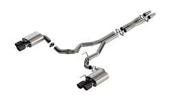 Borla - Borla 140963CFBA ATAK Cat-Back Exhaust Dual Split Rear Exit 24-26 Mustang GT 5.0 - Image 1