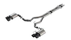 Borla - Borla Exhaust 140965CFBA ATAK Cat-Back System 2024 Ford Mustang Dark Horse 5.0L - Image 1