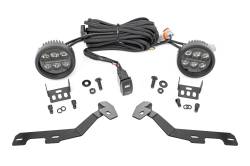 Rough Country Suspension Systems - Rough Country 82294 A-Pillar 3.5" LED Ditch Light Kit Spot for 19-26 RAM 1500 - Image 1