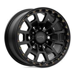 KMC - KMC Wheels KM71878563718 KM718 SUMMIT 17x8.5 6x135 18mm Satin Black - Image 1