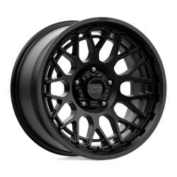 KMC - KMC Wheels KM722 TECHNIC 17x8.5 5x5.0 0mm Satin Black KM72278550700 - Image 1