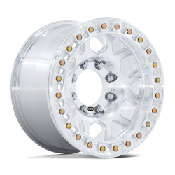 KMC - KMC Wheels KM450 MESA SLOTTED BEADLOCK 17x9 8x6.5 -12mm Silver KM450DX17908012N - Image 1