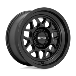 KMC - KMC Wheels KM725 TERRA 17x8.5 5x5.0 0mm Satin Black KM725MX17855000 - Image 1