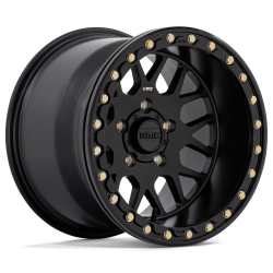 KMC Powersports - KMC Wheels KS235 GRENADE BEADLOCK 14x7 4x137 38mm Satin Black KS23547048738 - Image 1