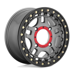 KMC Powersports - KMC Wheels KS240 RECON BEADLOCK 14x7 4x137 38mm Gunmetal/Black KS24047048438 - Image 1