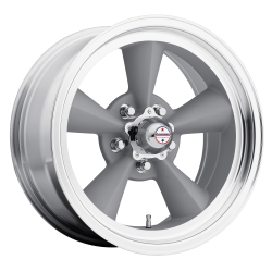 American Racing Vintage - American Racing VN309 TT O 17x7 5x4.5 0mm Silver/Machined VN3097765 - Image 1