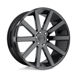 DUB 1PC - DUB Wheels S219 SHOT CALLA 24x10 5x5.5 25mm Gloss Black S219240085+25 - Image 1