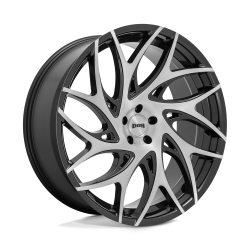 DUB 1PC - DUB Wheels S260 G.O.A.T. 24x10 5x5.0 10mm Brushed/Gloss Black S260240073+10 - Image 1