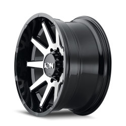 Ion Alloy - Ion Alloy 143 Series 20x9 6x5.5 18mm Gloss Black/Machined 143-2983BM18 - Image 2