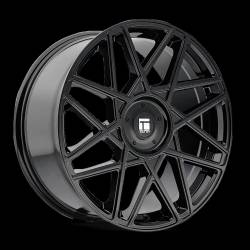 Touren - Touren Wheels 3273-TR73 18x8 5x120 20mm Gloss Black/Milled 3273-8812B20 - Image 1
