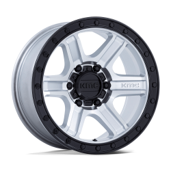 KMC - KMC Wheels KM551 OUTRUN 17x8.5 5x5.0 -10mm Machined/Black KM551DB17855010N - Image 1