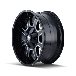 Mayhem - Mayhem Wheels 8103 Fierce 22x12 6x5.5/135 -44mm Black/Milled 8103-22237M - Image 2