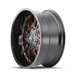 Mayhem - Mayhem Wheels 8107 Cogent 20x9 6x5.5/135 0mm Gloss Black/Prism Red 8107-2937BTR - Image 2