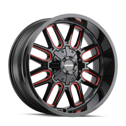 Mayhem - Mayhem Wheels 8107 Cogent 20x9 5x5.5/150 0mm Gloss Black/Prism Red 8107-2997BTR - Image 1