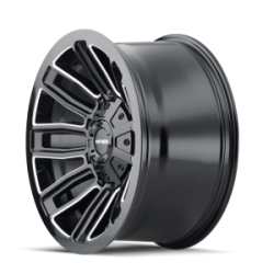 Mayhem - Mayhem Wheels 8108 Decoy 20x10 8x180 -19mm Gloss Black/Milled 8108-2178BM - Image 2