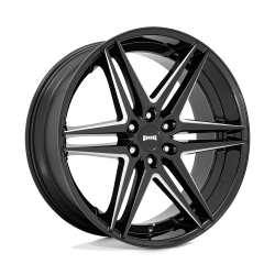 DUB 1PC - DUB Wheels S267 DIRTY DOG 24x10 6x135 30mm Gloss Black/Milled S267240089+30 - Image 1