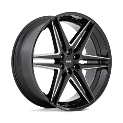 DUB 1PC - DUB Wheels S267 DIRTY DOG 26x10 6x5.5 25mm Gloss Black/Milled S267260084+25 - Image 1