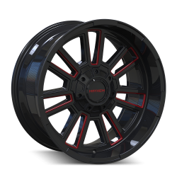 Mayhem - Mayhem Wheels 8115 Apollo 20x10 5x5.0/5.5 -19mm Black/Prism Red 8115-2152BTR - Image 1