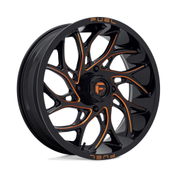 Fuel UTV - Fuel Off Road D780 RUNNER UTV 20x7 4x137 13mm Gloss Black/Orange D7802070A644 - Image 1