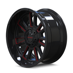Mayhem - Mayhem Wheels 8115 Apollo 20x9 8x170 0mm Gloss Black/Prism Red 8115-2970BTR - Image 2