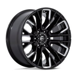 Fuel 1PC - Fuel Off Road D849 REBAR 20x9 6x135 1mm Gloss Black/Milled D84920908950 - Image 1
