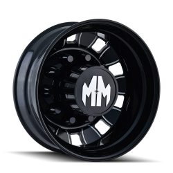 Mayhem - Mayhem Wheels 8180 Big Rig 24.5x8.25 10x285 168mm Black/Milled 8180-245810BMR - Image 1