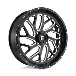 Fuel UTV - Fuel Off Road D581 TRITON 24x7 4x137 13mm Gloss Black/Milled D5812470A644 - Image 1