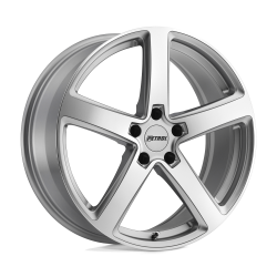 Petrol - Petrol Wheels P2A 19x8 5x4.5 40mm Silver w/Machined Cut Face 1980P2A405114S76 - Image 1