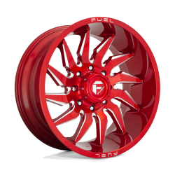 Fuel 1PC - Fuel Off Road D745 SABER 20x10 5x150 -18mm Candy Red/Milled D74520005647 - Image 1