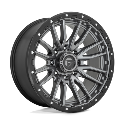 Fuel 1PC - Fuel Off Road D68022008247 D680 REBEL 22x10 8x6.5 -18mm Matte Gunmetal/Black - Image 1
