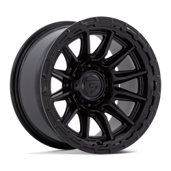 Fuel 1PC - Fuel Off Road FC866 PISTON 17x9 5x5.0 -12mm Blackout/Black FC866MX17905012N - Image 1