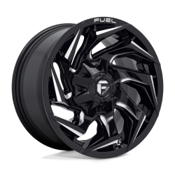 Fuel 1PC - Fuel Off Road D753 REACTION 20x9 5x4.5 5x5 20mm Gloss Black/Milled D75320902657 - Image 1