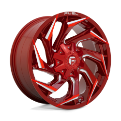 Fuel 1PC - Fuel Off Road D754 REACTION 20x9 8x180 20mm Candy Red/Milled D75420901857 - Image 1