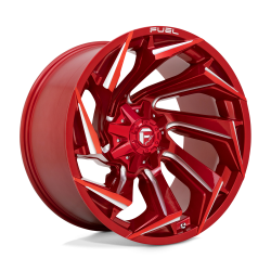Fuel 1PC - Fuel Off Road D754 REACTION 22x12 8x170 -44mm Candy Red/Milled D75422201747 - Image 1
