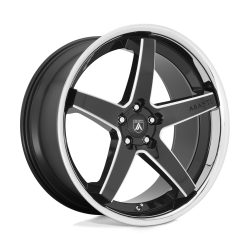 Asanti - Asanti Wheels ABL31 REGAL 20x10.5 5x115 20mm Black/Milled ABL31-20051520BK - Image 1