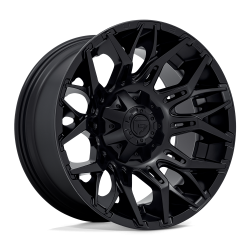 Fuel 1PC - Fuel Off Road D772 TWITCH 20x10 6x135/5.5 -18mm Blackout D77220009847 - Image 1