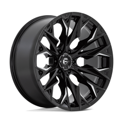 Fuel 1PC - Fuel Off Road D803 FLAME 22x10 6x135 -18mm Gloss Black/Milled D80322008947 - Image 1