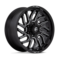 Fuel 1PC - Fuel Off Road D807 HURRICANE 20x9 6x5.5 20mm Gloss Black/Milled D80720908457 - Image 1