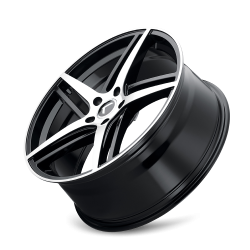 Kraze Wheels - Kraze Wheels KR192 Phase 22x8.5 5x112/4.5 38mm Black/Machined KR192-22816BM38 - Image 2