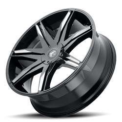 Kraze Wheels - Kraze Wheels KR192 Phase 18x8 5x112/4.5 40mm Black/Machined KR192-8816BM40 - Image 2