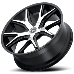 Kraze Wheels - Kraze Wheels KR193 Turismo 20x8.5 5x112 38mm Black/Machined KR193-2845BM38 - Image 2