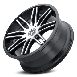 Kraze Wheels - Kraze Wheels KR193 Turismo 17x8 5x115 38mm Gloss Black/Machined KR193-7864BM38 - Image 2