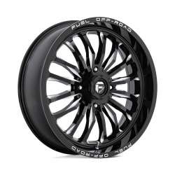 Fuel UTV - Fuel Off Road D821 ARC UTV 22x7 4x156 13mm Gloss Black/Milled D8212270A544 - Image 1