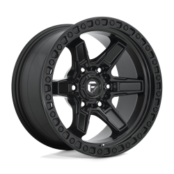 Fuel 1PC - Fuel Off Road D697 KICKER 17x9 5x5.0 1mm Matte Black D69717907550 - Image 1