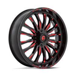Fuel UTV - Fuel Off Road D822 ARC UTV 24x7 4x137 13mm Gloss Black/Milled Red D8222470A644 - Image 1