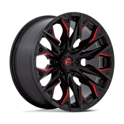 Fuel 1PC - Fuel Off Road D82320908450 D823 Flame 20x9 6x5.5 1mm Gloss Black/Candy Red - Image 1