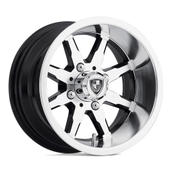 Fairway Alloys - Fairway Alloys FA141 SHIFT 10x7 4x4.0 -25mm Machined/Black FA-141-M - Image 1