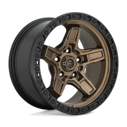 Fuel 1PC - Fuel Off Road D69917907545 D699 KICKER 17x9 5x5.0 -12mm Matte Bronze/Black - Image 1